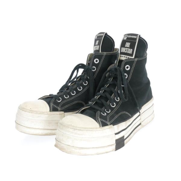 CONVERSE DBL DRKSTAR ブラック ハイカット Converse Rick Owens DRKSHDW DBL DRKSTAR Chuck 70 | Hypebeast