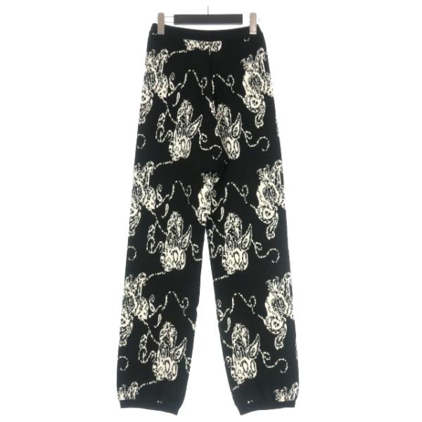 フミエタナカ FUMIE TANAKA 20AW リバーシブル ニットパンツ ブラック