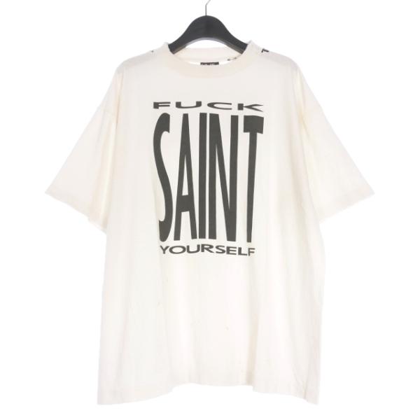 25SS セントマイケル S/S TEE SAINT MX 半袖Tシャツ XL SAINT MICHAEL/セントマイケル/SAINT MX SS TEE WHITE | ROYAL