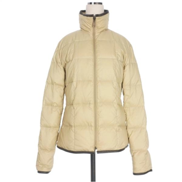 【中古】モンクレール MONCLER 茶タグ リバーシブルダウンジャケット ブルゾン 長袖 1 ベージュ 45334/00/69833 MONCLER（モンクレール） 茶タグ リバーシブルダウンジャケット