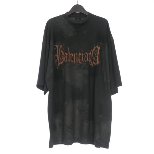 BALENCIAGA バレンシアガ 23AW Heavy Metal Logo T-Shirt