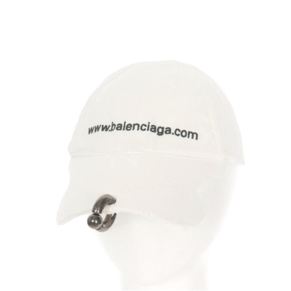 Balenciaga キャップ　ピアス　レア BALENCIAGA - BALENCIAGA バレンシアガ Destroyed BB Pierced