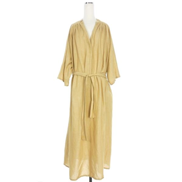 セヤ Seya. オーバーサイズ リネンシャツワンピース ドレス 半袖 S  