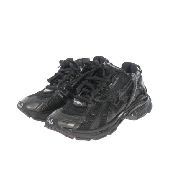 【未使用級】BALENCIAGA ランナー ローカットスニーカー ブラック 40 未使用級】BALENCIAGA ランナー ローカットスニーカー ブラック 40