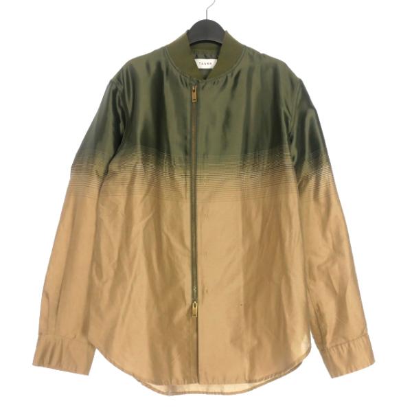 ターク TAAKK 22SS BLOUSON SHIRTS MA-1 ブルゾンシャツ 長袖 3 カーキ