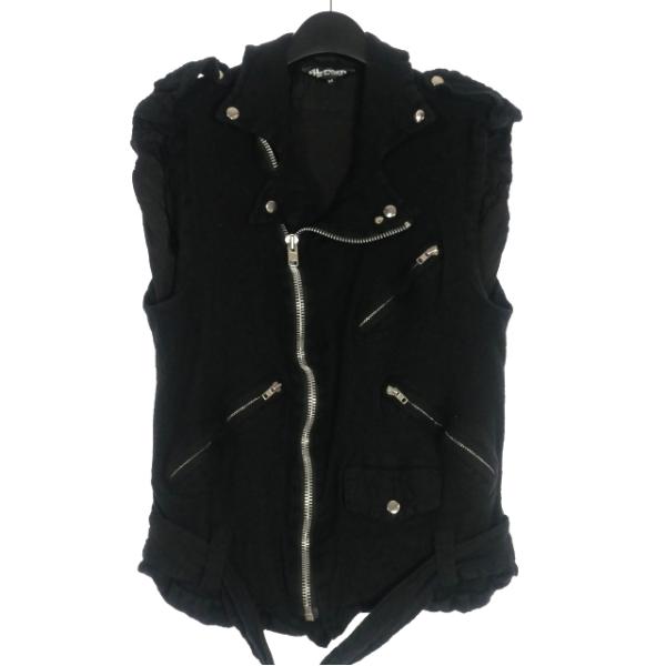 BLACK COMME des GARCONS 合皮ライダースベスト 2005524a0348_1.jpg