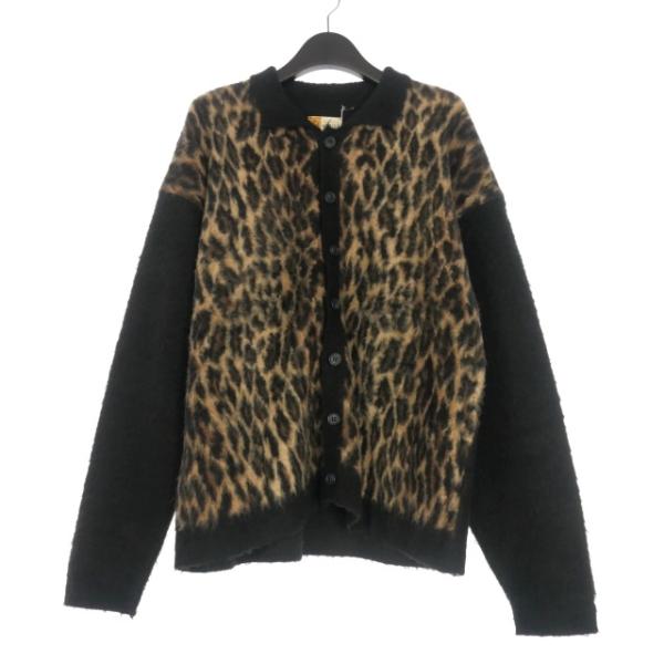 未使用品 セントマイケル SAINTMICHAEL 25AW LEOPARD KNIT CARDIGAN