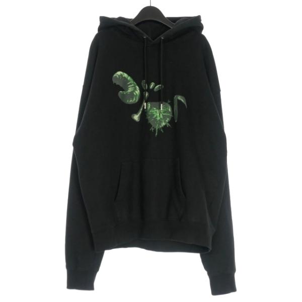 【中古】ディオール Dior × Cactus Jack プルオーバーパーカー フーディ 長袖 XL ブラック 黒 283J678B0531 国内正規 ディオール Dior × Cactus Jack プルオーバーパーカー フーディ 長袖
