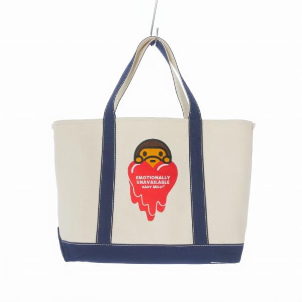 アベイシングエイプ　エモーショナリーアンアべイラブル　トートバッグ アベイシングエイプ エモーショナリーアンアべイラブル トートバッグ