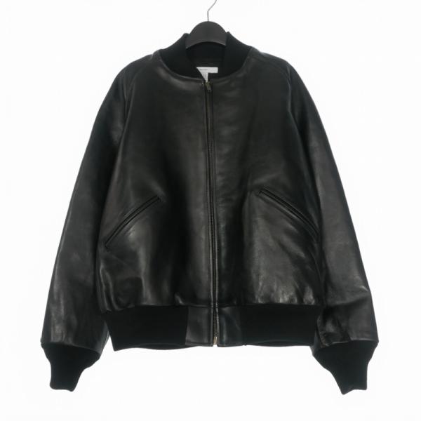未使用品 マシス MASSES LEATHER JACKET ZIP ホース レザージャケット