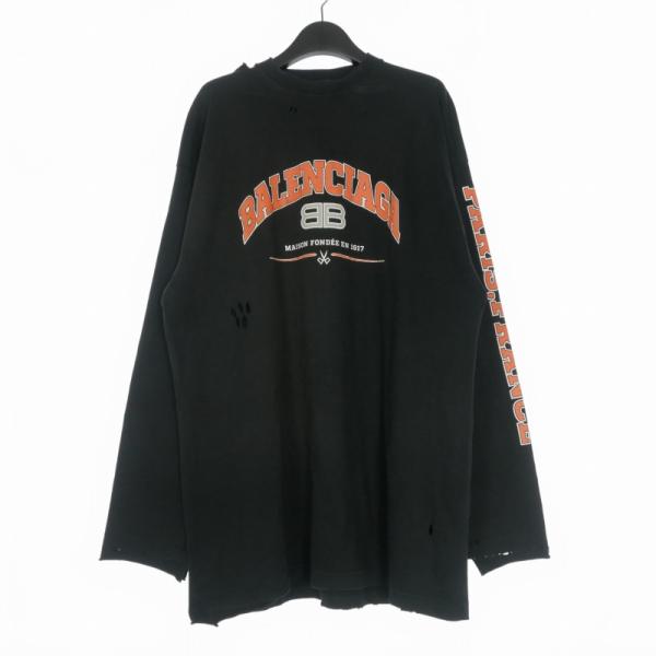 BALENCIAGA（バレンシアガ） BALENCIAGA 22SS ダメージ加工 プリント