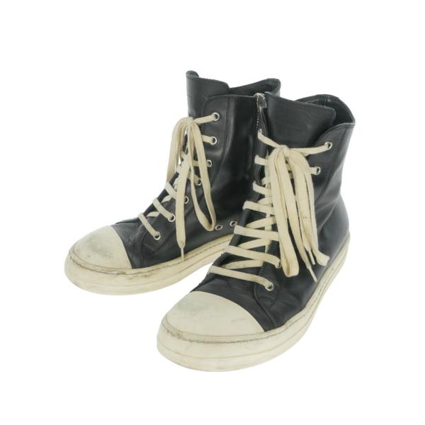 rickowens ラモーンズ 41 マリモサンダー リックオウエンス Rick Owens RAMONES ラモーンズ レザー ハイカット
