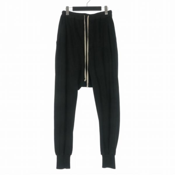 ダークシャドウ DRKSHDW リックオウエンス RICK OWENS 25SS PRISONER DRAWSTRING ドローストリング サルエルパンツ XS ブラック 黒 DU01E33
