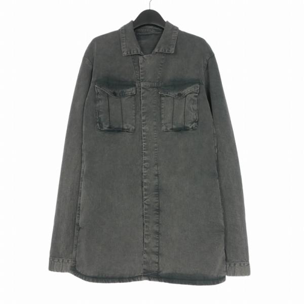 未使用品 ボリスビジャンサベリ BORIS BIDJAN SABERI 11 by 24SS S1B JACKET デニムジャケット ブルゾン 長袖 L ACID GREY グレー F1481 メ