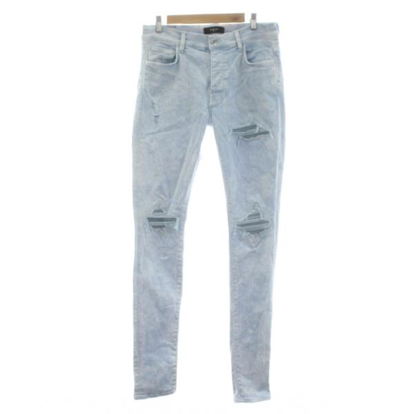 アミリ AMIRI MX1 デニムパンツ ジーンズ ストレッチスキニー ボタン