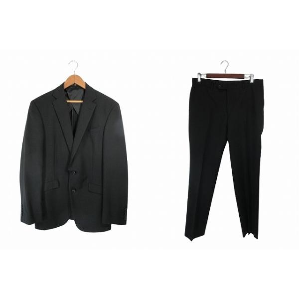 SUIT SELECT メンズスーツ上下 ab6 color30 大きいサイズ SUIT SELECT スーツセレクト レギュラーフィットウールスリーピース