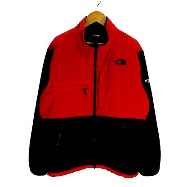 【中古】ザノースフェイス THE NORTH FACE デナリ ジャケット フリース ジップアップ NA71951 レッド ブラック M 国内正規 QQQ メンズ THE NORTH FACE（ザ ノースフェイス） デナリ ジャケット フリース