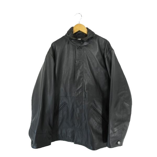 レザージャケット STORE FREAK’S カーフレザー ジップアップ フェイクレザー STORE/フリークスストア セール】FREAK'S Mサイズ ジャケット・アウター