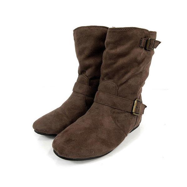 ESPERANZA エスペランサ ブーツ ショートブーツ スウェード調  