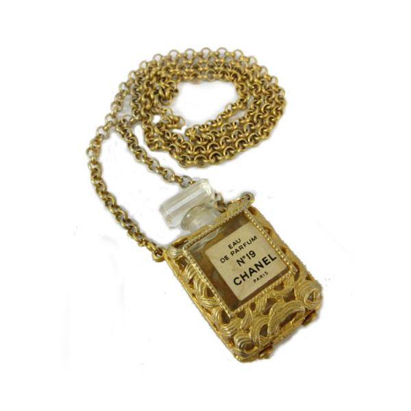 シャネル　香水ネックレス　ペンダント　ヴィンテージ　正規品　レア　ミニボトル CHANEL vintage （シャネル ヴィンテージ）PERFUME BOTTLE