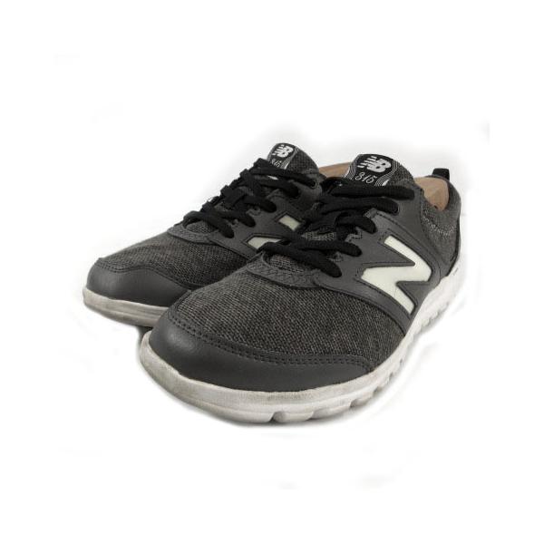 ニューバランス NEW BALANCE 315 スニーカー WL315BK クッシュプラス CUSH+ ロゴ グレー 25 レディース