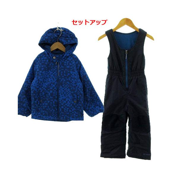 Columbia スキーウェア 上下セット 青　XS Columbia（コロンビア） スキーウェア キッズ アウトレット 男の子
