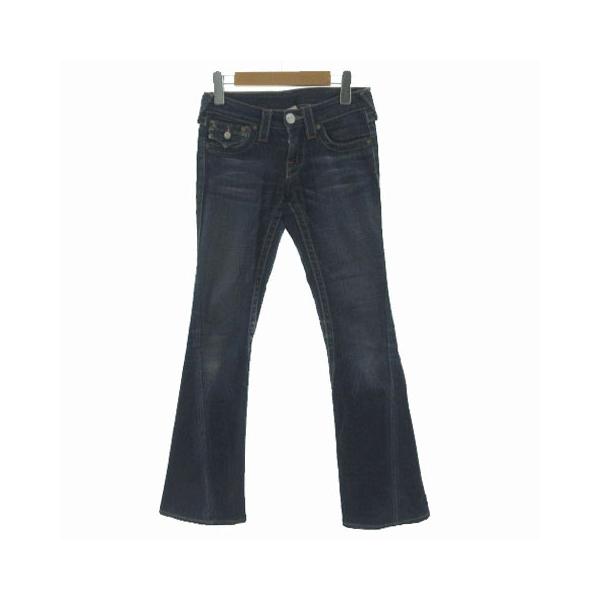トゥルーレリジョン TRUE RELIGION ジーンズ デニム 裾フレア ユーズド 