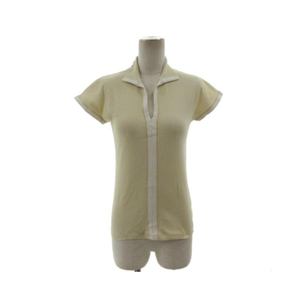 ブルネロクチネリ BRUNELLO CUCINELLI スキッパーカラーポロシャツ