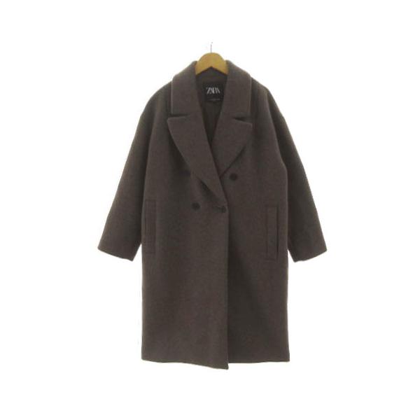 未使用タグ付き 【ザラ ZARA】ベージュ チェスターコート USA:XLサイズ ◇ ZARA ザラ 長袖 コート サイズEUR XL USA MEX 44 ベージュ系