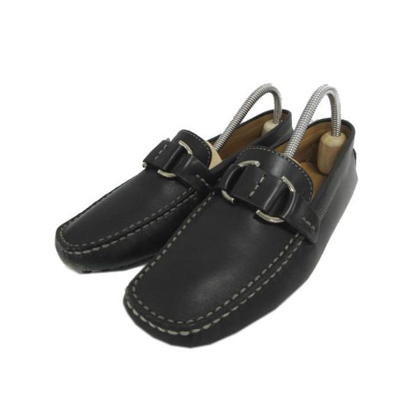【美品】TOD'S 黒 ローファー 37 トッズ TOD'S XXW08J0GF80 SHA ローファー HOOK レディース