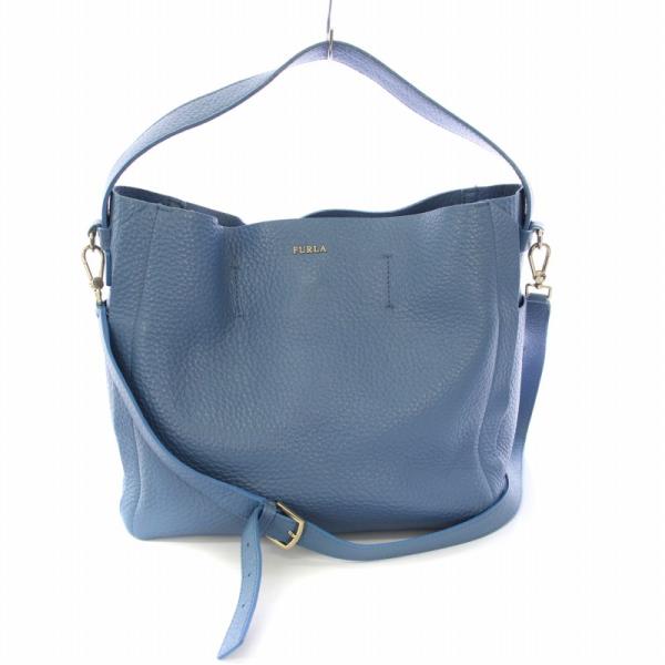 【美品】FURLAフルラ ショルダーバッグ 2way カプリッチョ シボ革 ✨極美品✨【フルラ】カプリッチョ ショルダーバッグ 2way ブラック シボ革