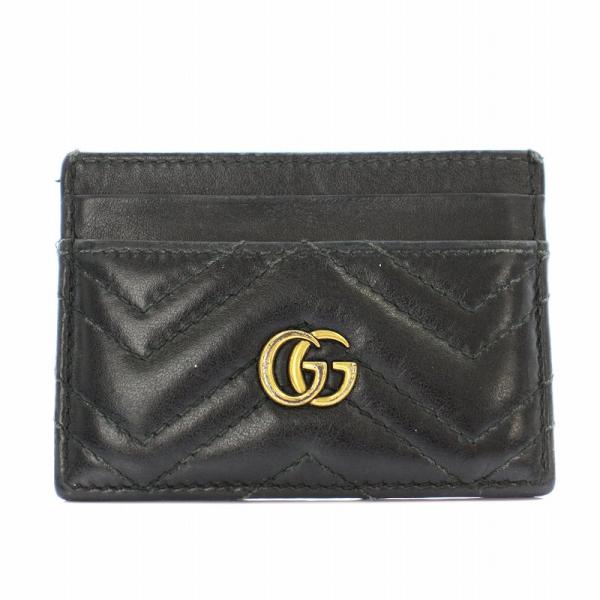 GUCCI グッチ GGマーモント カードケース 名刺入れ キルティング