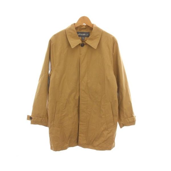 エディーバウアー EDDIE BAUER ステンカラーコート アウター S ベージュ /YM ■MU メンズ