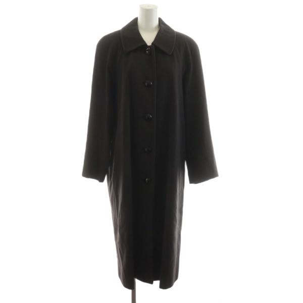 アルトカポット ALTO CAPPOTTO ステンカラーコート ロング丈 カシミヤ アウター 9R 茶 ブラウン /AN66 ■BM レディース