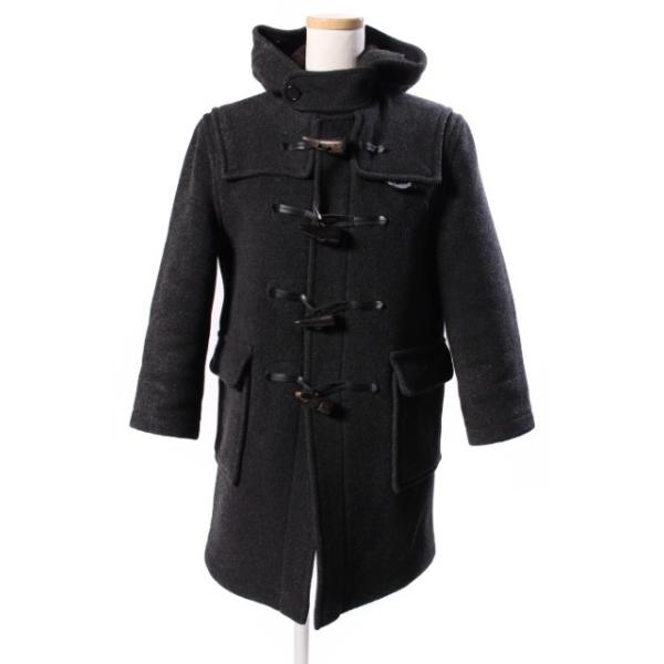 【美品】グローバーオール　ダッフルコート　グレー　ウール グローバーオールグレー ダッフルコート フード付き