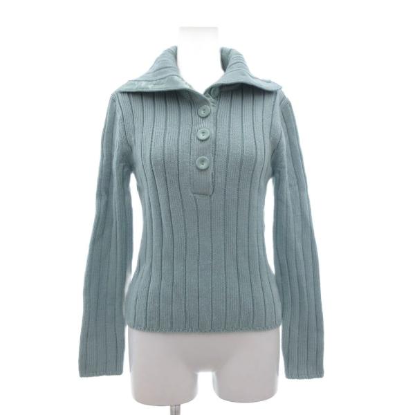 23区（ニジュウサンク） オンワード樫山 ニット ウール 38 水色 長袖