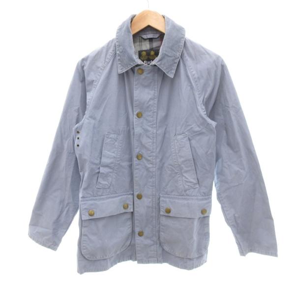バブアー Barbour ビデイル ノンワックス ジャケット 36 水色 ライト
