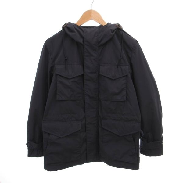ユニクロ UNIQLO マウンテンパーカー M 紺 ネイビー フード付き 長袖 フラップポケット ECG003 /SC メンズ