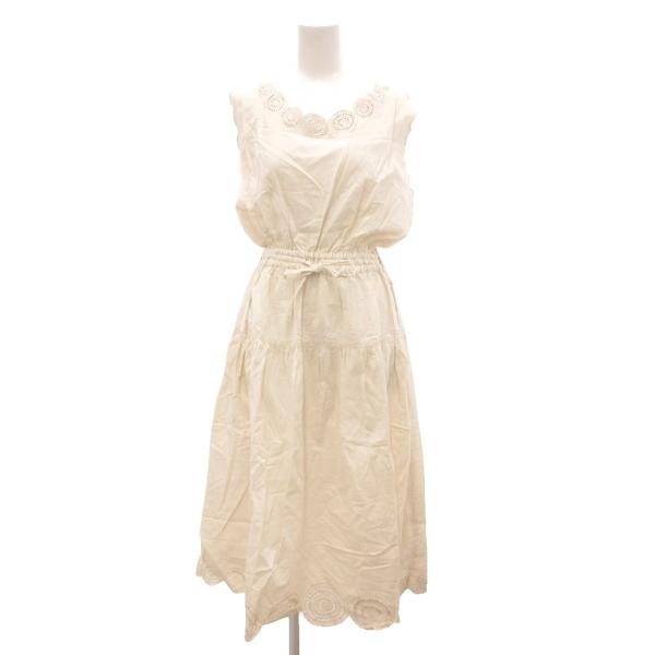 未使用品 PREMLATA タグ付き ワンピース ドレス マキシ ロング F 白 ホワイト /JS ■ECF006 レディース