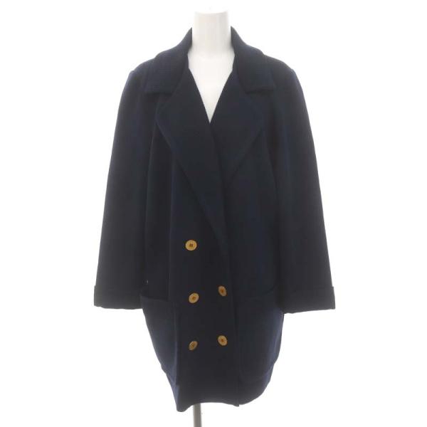 フォクシー ブティック FOXEY BOUTIQUE ダブルブレスト コート ウール 
