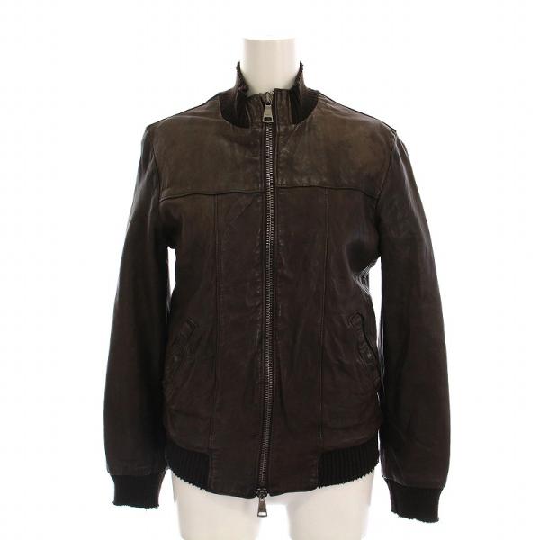 Giorgio Brato ブラウンレザージャケット GIORGIO BRATO レザー ブルゾン
