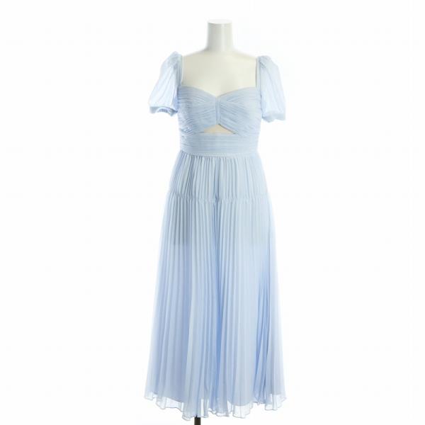 セルフポートレイト self-portrait ワンピース ドレス ロング プリーツ  