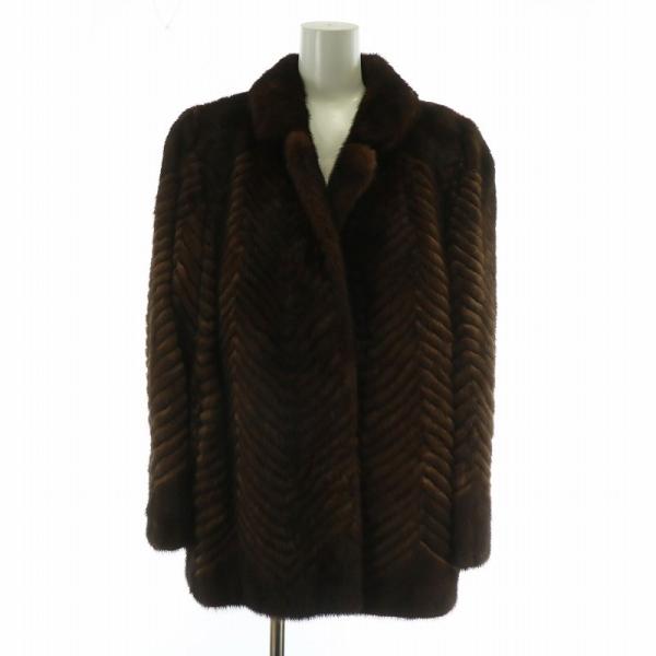 ROTINY ロティニー ヴィンテージ ファーコート ブラウン ロティニー ROTINY ファーコート アウター 毛皮 ミンク ミドル 13 XL