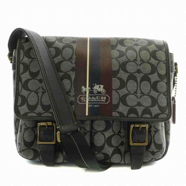COACH（コーチ） ショルダーバッグ メッセンジャーバッグ PVC レザー
