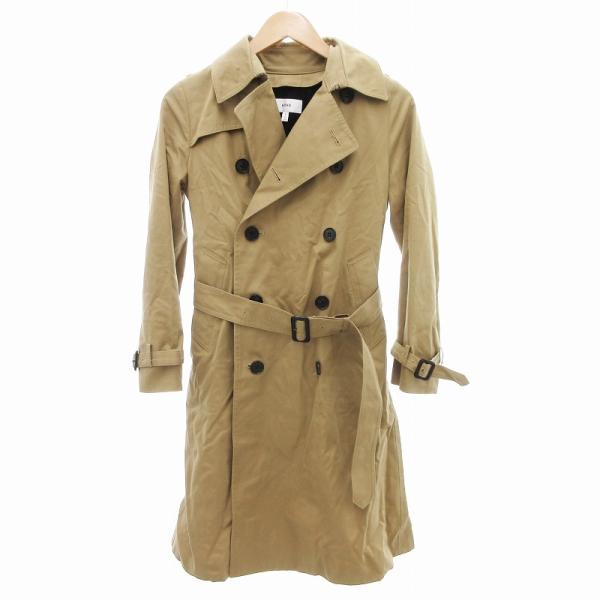 【中古】ハイク HYKE トレンチコート ジャケット ベルト付き エポレット 1 ベージュ /JS ■GY19 メンズ ハイク HYKE トレンチコート ジャケット ベルト付き エポレット 1