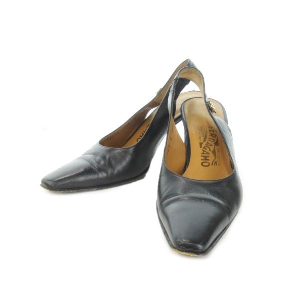 フェラガモ　パンプス　Salvatore Ferragamo FERRAGAMO サルヴァトーレフェラガモ MARY スリングバック