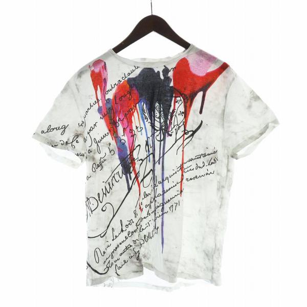 ベルルッティ Berluti Tシャツ カットソー 半袖 ペインティング 