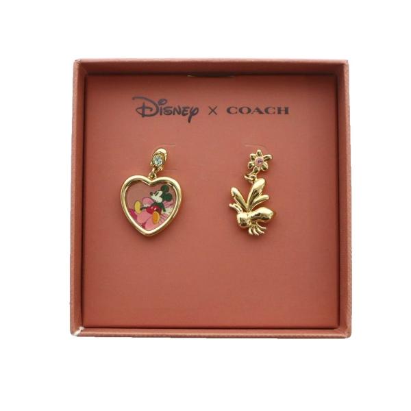 【新品】箱なし　COACH　ディズニー　両耳　ピアス　アクセサリー　レア COACH コーチ ディズニー Disney ピアス アクセサリー ミッキー