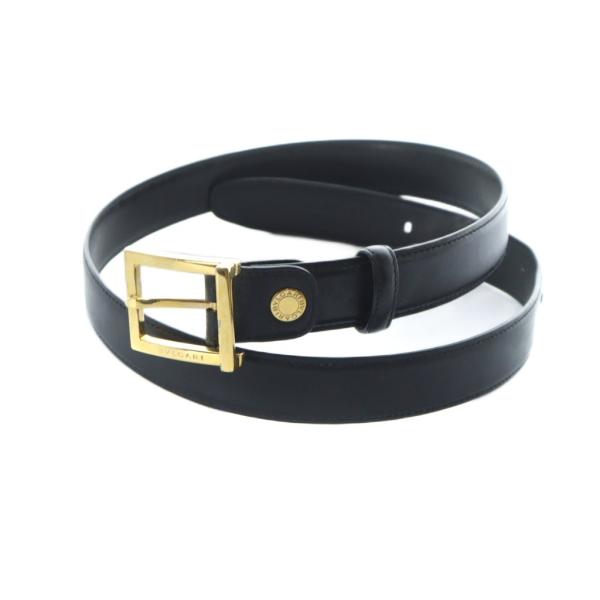 【美品】BVLGARI ブルガリ ロゴバックル ベルト付き シルバー ブラック 805000940932000-1.jpg?v=1675078485