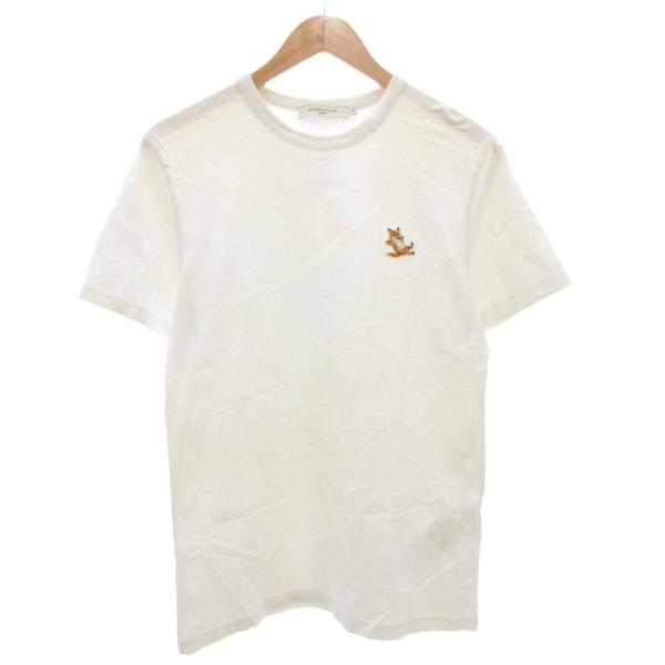MAISON KITSUNÉ フリル付きホワイトシャツ S kmh41510.jpg